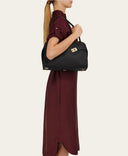 Ferragamo Hug soft bicolor shoulder bag