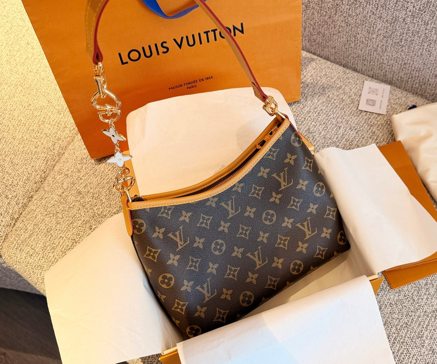 Cuero | Monogram Canvas Shoulder Bag