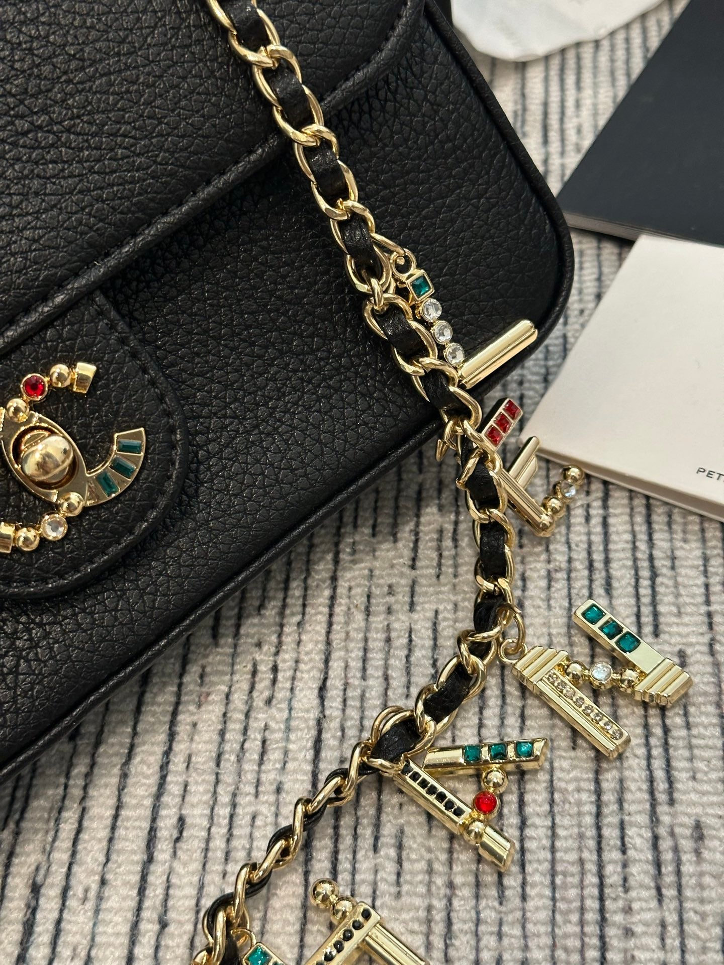 Cuero | Chain Shoulder Bag Black
