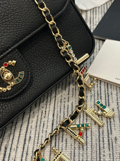 Cuero | Chain Shoulder Bag Black