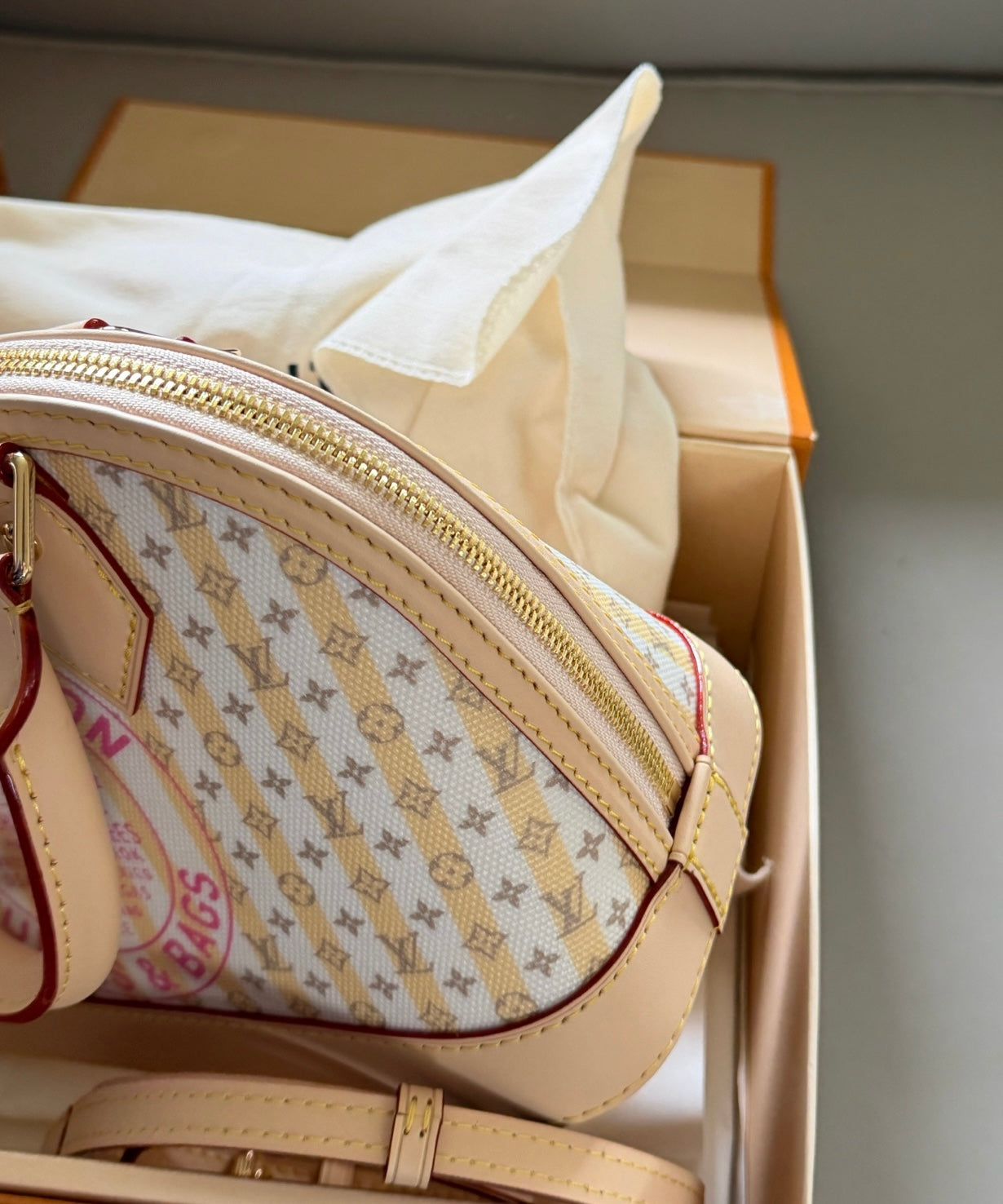 Cuero | Monogram Canvas Dome Top-Handle Bag