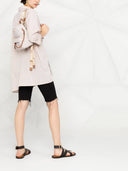 Michael Kors Small Rhea Monogram print backpack in offwhite