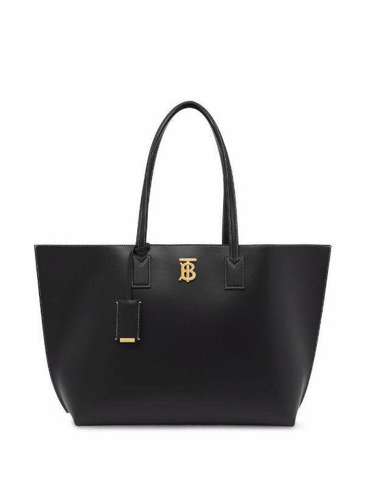 Cuero | monogram leather tote bag