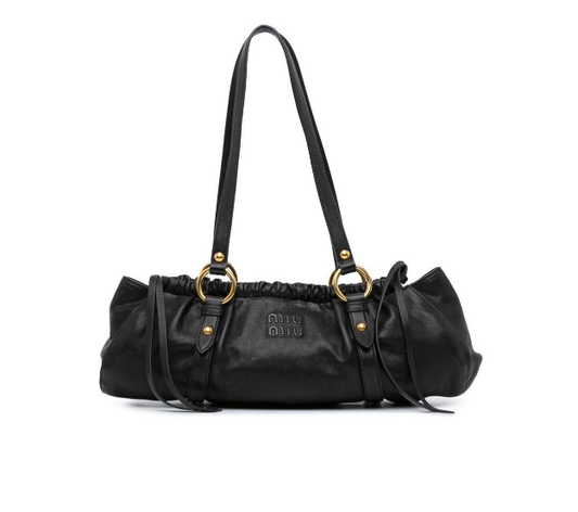 Cuero | Small Nappa Leather Shoulder Bag