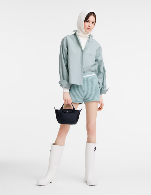 Cuero | Le Pliage Xtra XS Handbag Black Leather