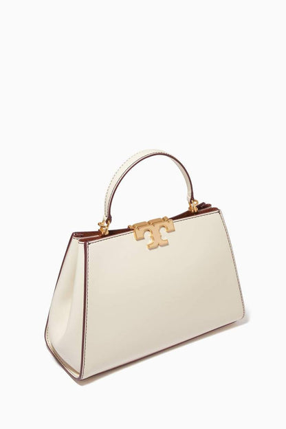 Cuero | Eleanor leather tote bag in White