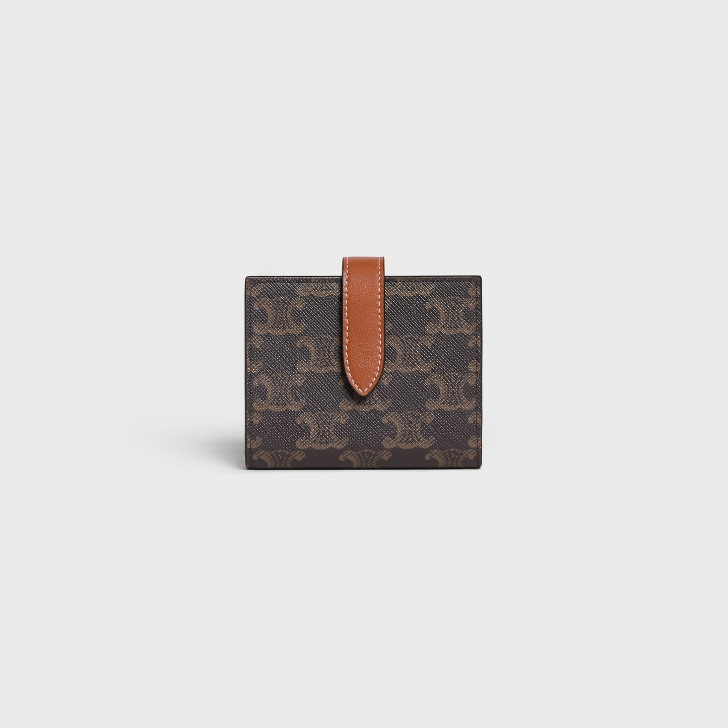 Cuero | Small Strap Wallet in Triomphe Canvas and lambskin
