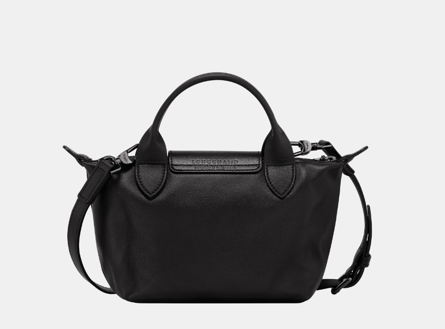 Cuero | Le Pliage Xtra XS Handbag Black Leather