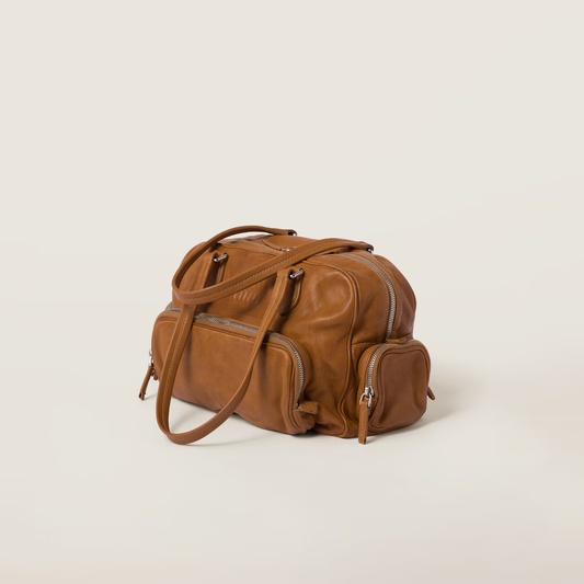 Cuero | Nappa leather top-handle bag
