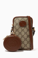 GG-print mini messenger bag