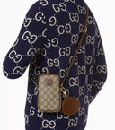 GG-print mini messenger bag