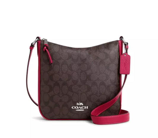 Cuero | Ellie File Bag In Signature Canvas
