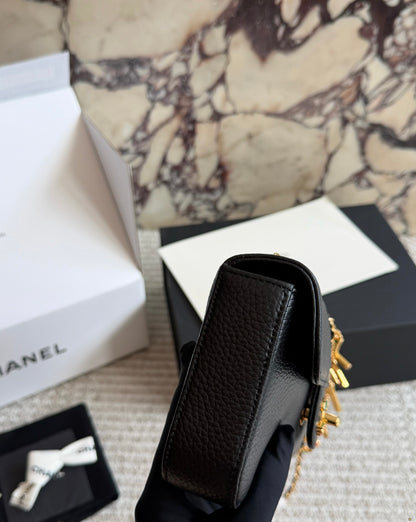 Cuero | Charm Chain Flap Bag