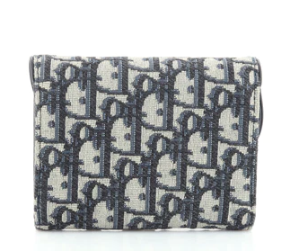 Cuero | Saddle Flap Wallet Oblique Canvas Mini