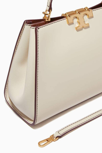 Cuero | Eleanor leather tote bag in White