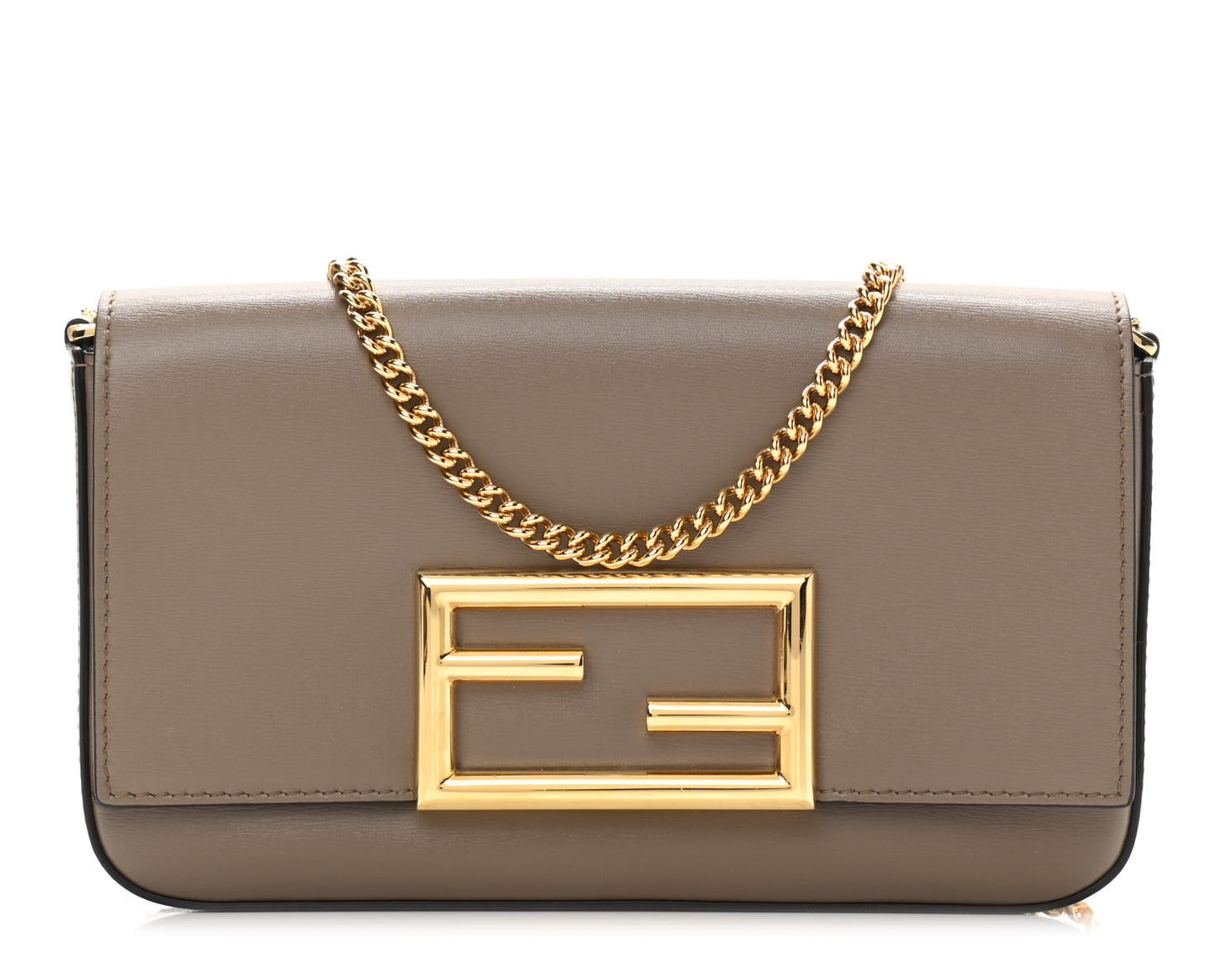 Cuero | Vitello Palmellato Wallet on Chain with Pouches Tartufo