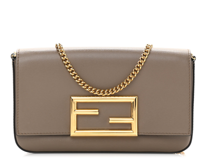 Cuero | Vitello Palmellato Wallet on Chain with Pouches Tartufo