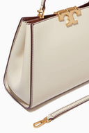 Tory Burch Eleanor leather tote bag in White