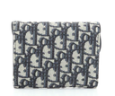 Christian Dior Saddle Flap Wallet Oblique Canvas Mini