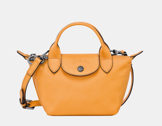 Cuero | Le Pliage Xtra XS Handbag Yellow Leather