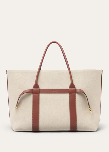 Cuero | Loro Piana Ghiera Shopper Large