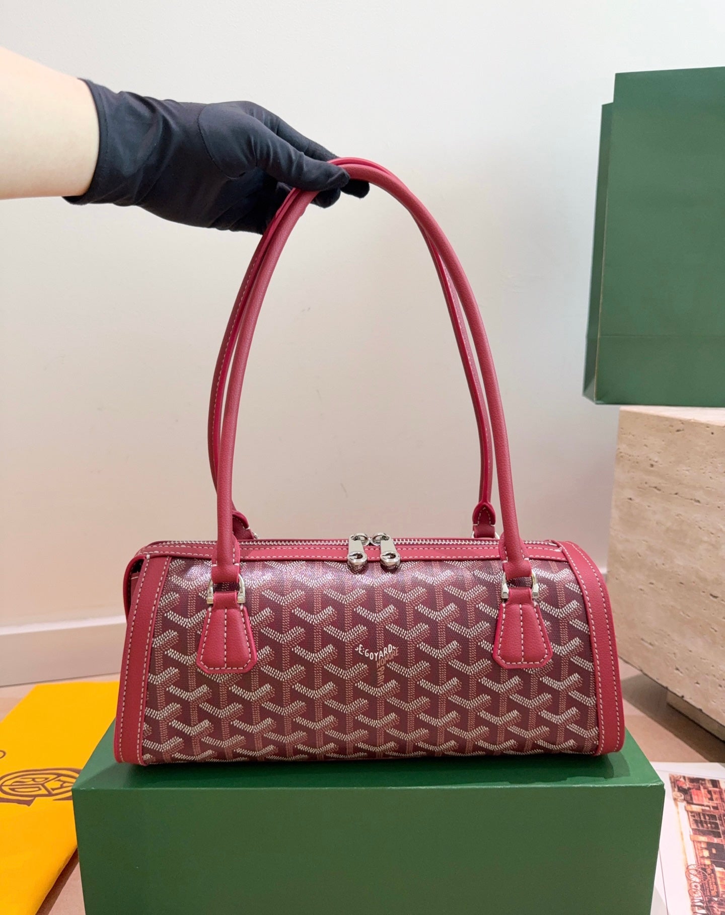 Cuero | Monogram Barrel Bag