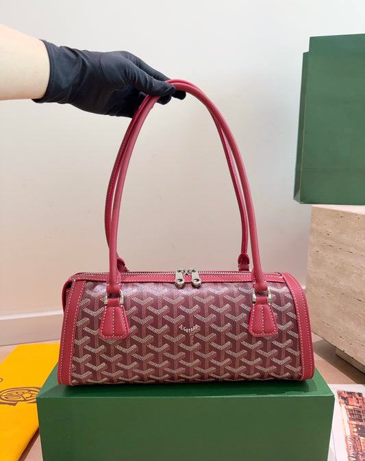 Cuero | Monogram Barrel Bag