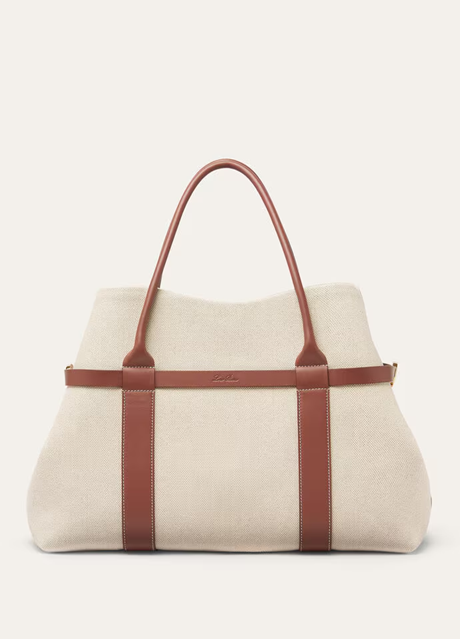 Cuero | Loro Piana Ghiera Shopper Large