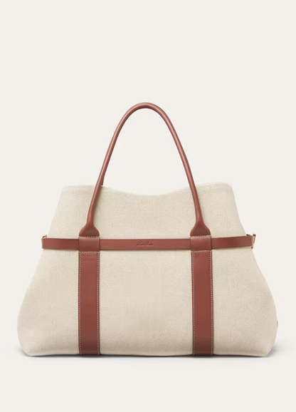 Cuero | Loro Piana Ghiera Shopper Large