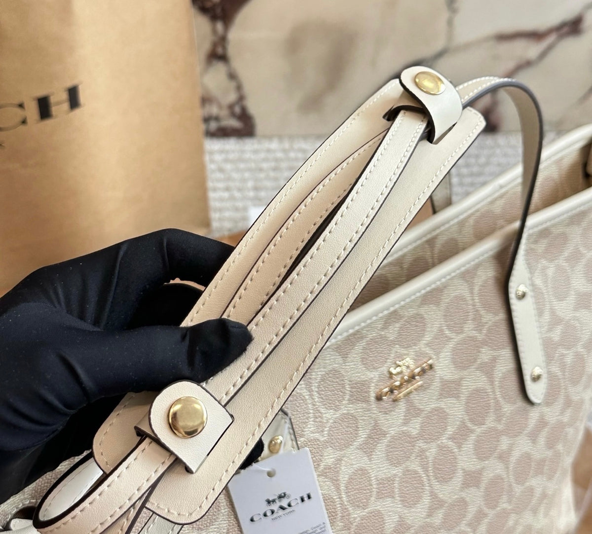 Cuero | Signature Tote Bag - Beige