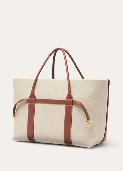 Cuero | Loro Piana Ghiera Shopper Large