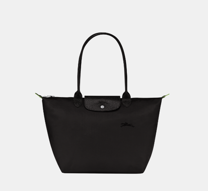 Cuero | Le Pliage Green L Tote bag Black