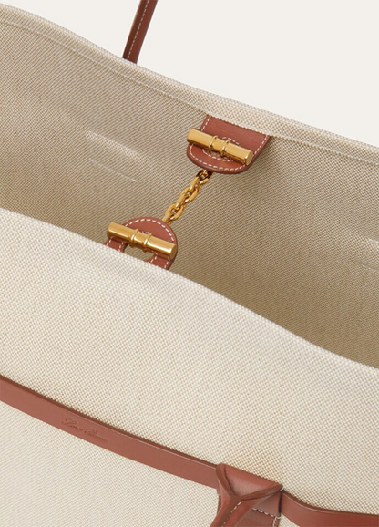 Cuero | Loro Piana Ghiera Shopper Large