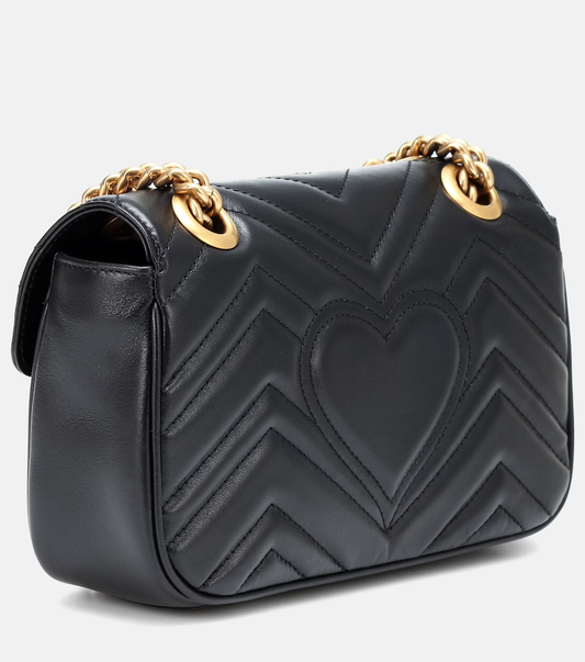 Cuero | GG Marmont Mini shoulder bag