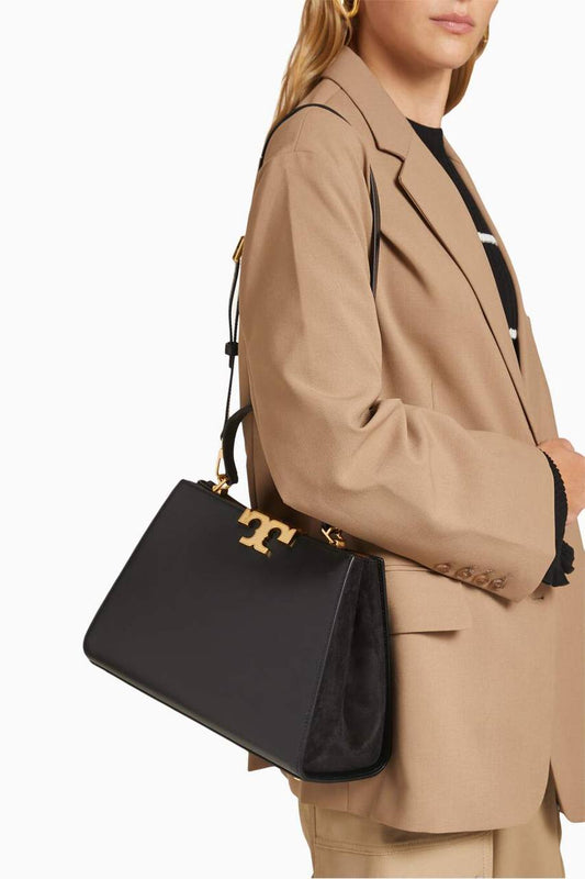 Cuero | Eleanor leather tote bag in black