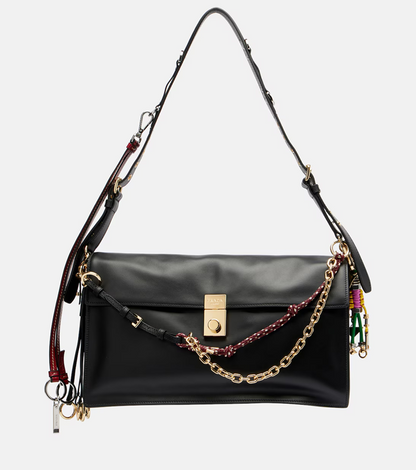 Cuero | Soft Sound Large leather shoulder bag