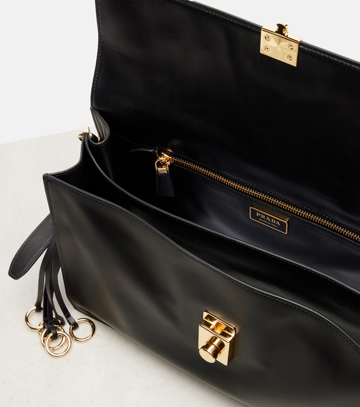 Cuero | Soft Sound Large leather shoulder bag