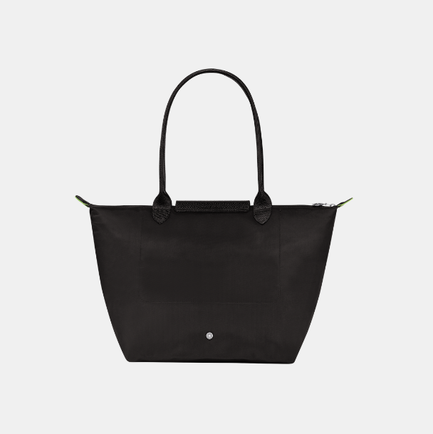 Cuero | Le Pliage Green L Tote bag Black