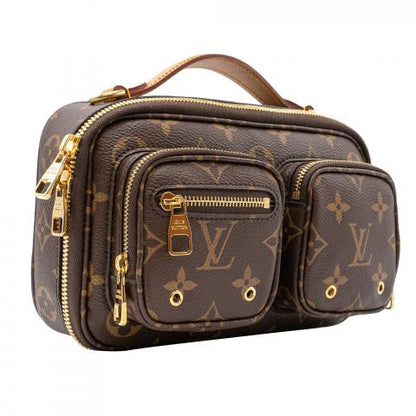 Cuero | Brown Monogram Fetity Bag Crossbody