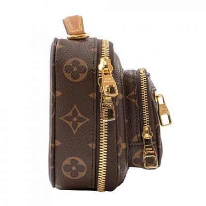 Cuero | Brown Monogram Fetity Bag Crossbody