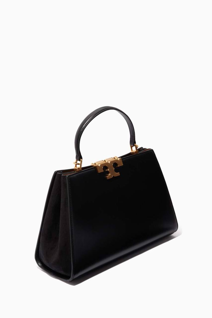 Cuero | Eleanor leather tote bag in black
