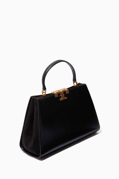 Cuero | Eleanor leather tote bag in black