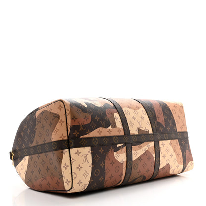 Cuero | Monogram KidSuper Portrait Keepall Bandouliere 55