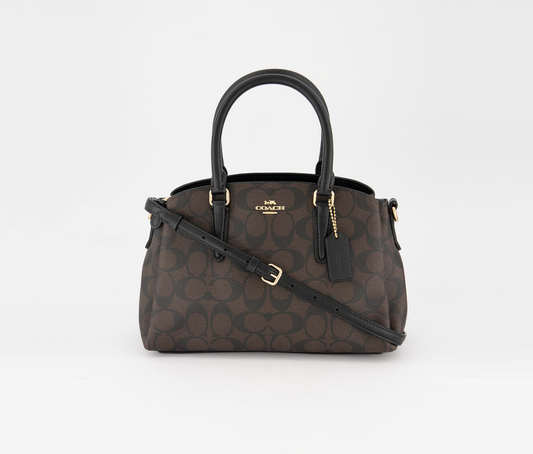Cuero | Lillie Carryall Signature Brown Black
