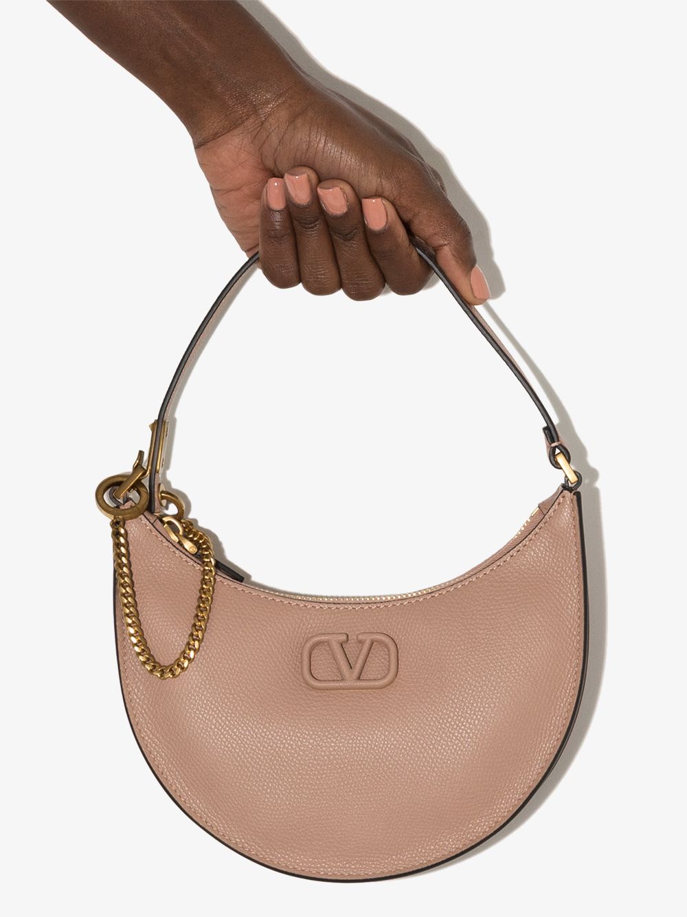 Cuero | Garavani VLogo Signature Mini leather shoulder bag