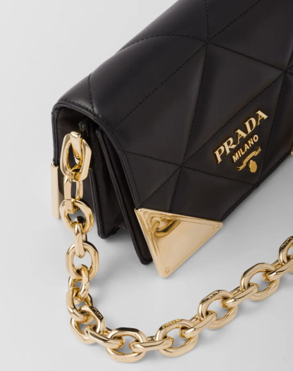 Cuero | Quilted nappa leather shoulder bag