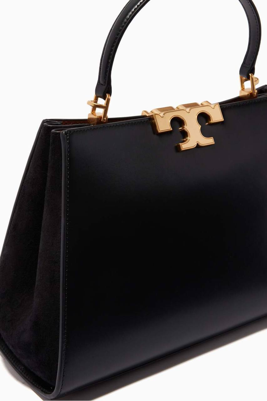Cuero | Eleanor leather tote bag in black