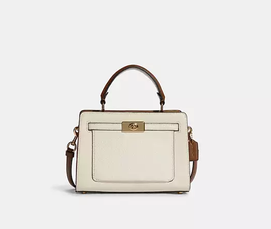 Cuero | Original Mini Lane Top Handle In Colorblock Bag