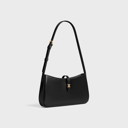 Cuero | Tina Shoulder Bag In Shiny Calfskin