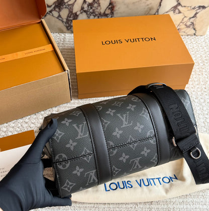 Cuero | Monogram Duffle Crossbody